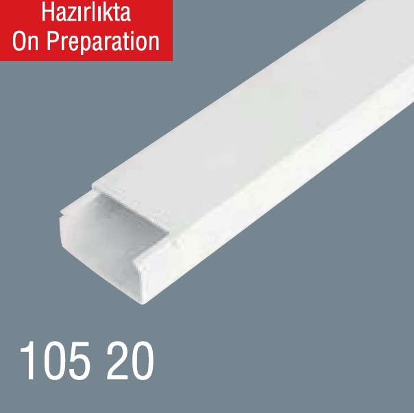 120x60 PVC Kablo Kanalı 105 20