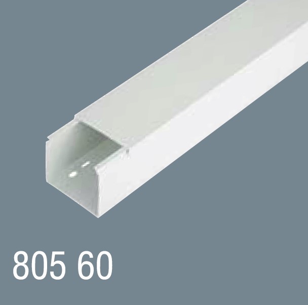 80x60  PVC Kablo Kanalı 805 60