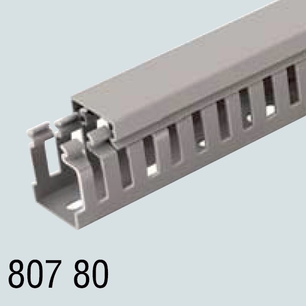 80x80 PVC Kablo Kanalı 807 80
